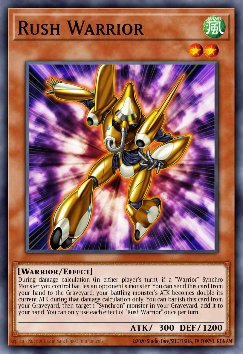Rush Warrior Legendary Duelists: Synchro Storm card