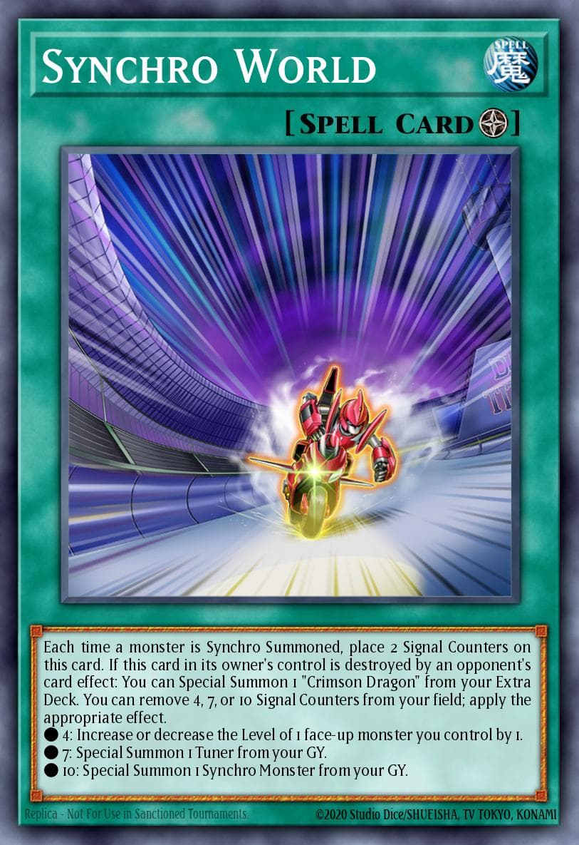 Synchro World Duelist Nexus card