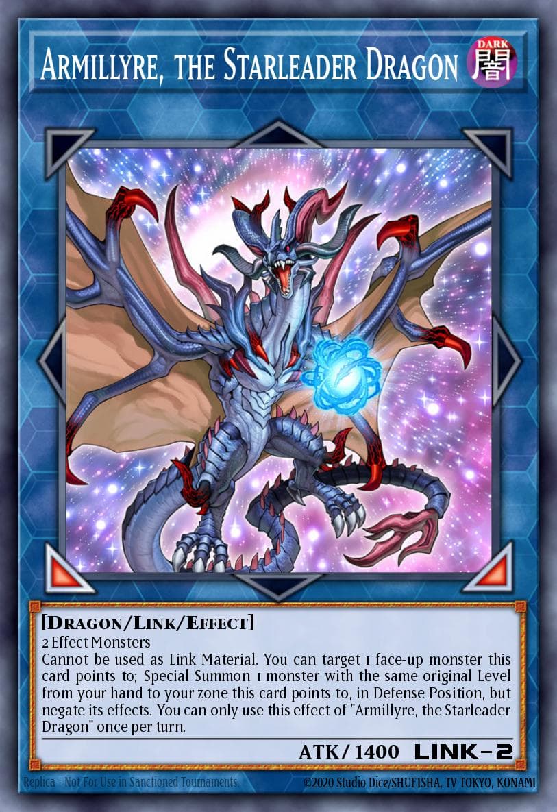 Armillyre, the Starleader Dragon Duel Overload card