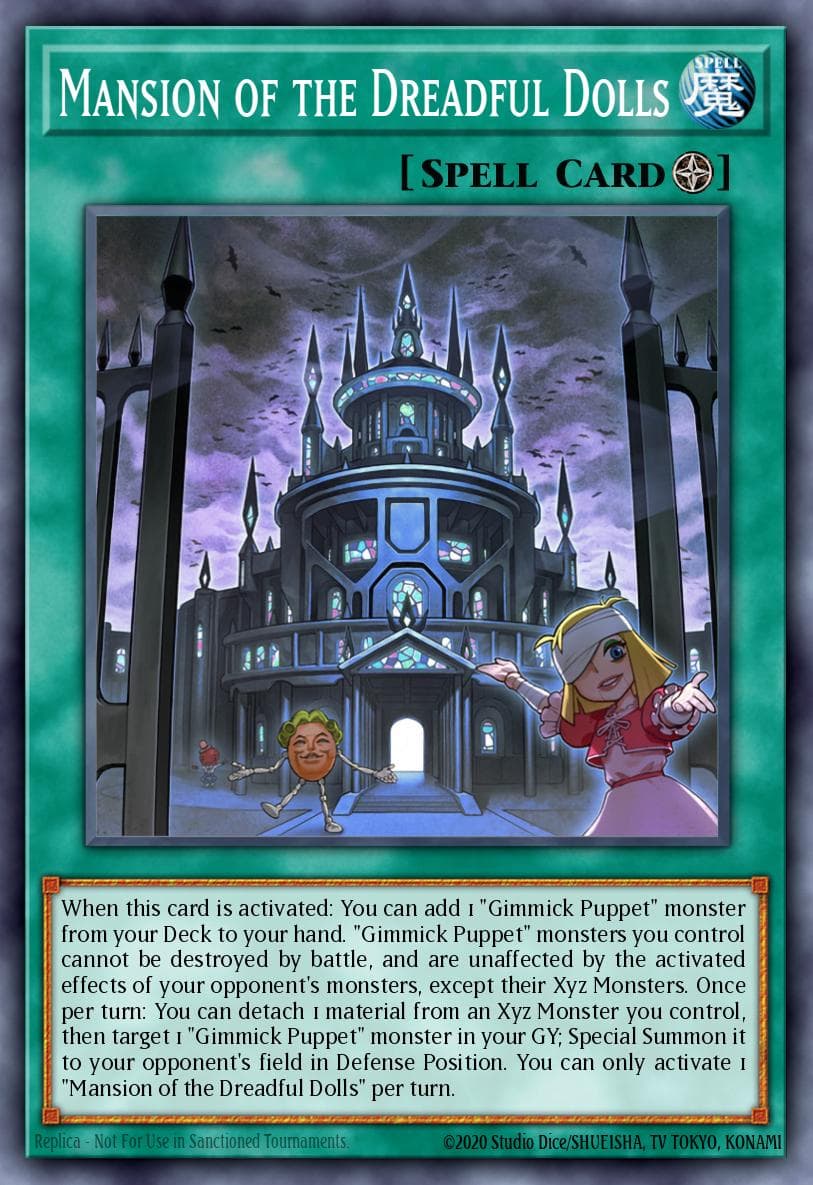 Mansion of the Dreadful Dolls The Infinite Forbidden card