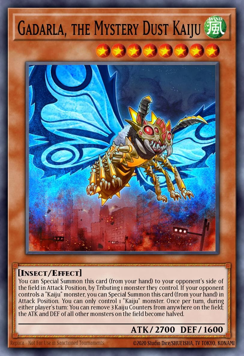 Gadarla, the Mystery Dust Kaiju 2016 Mega-Tin Mega Pack card