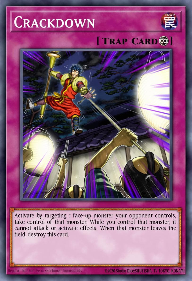 Crackdown Structure Deck: Freezing Chains card