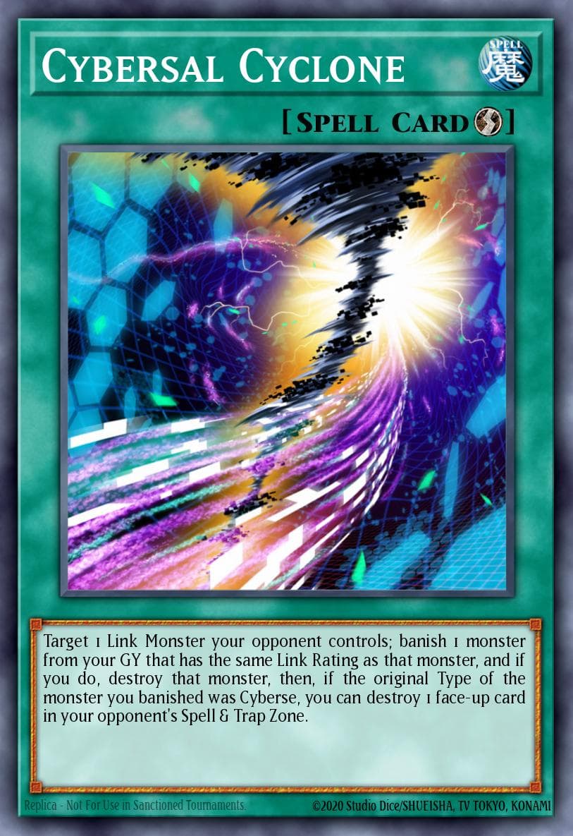 Cybersal Cyclone Flames of Destruction Special Edition card