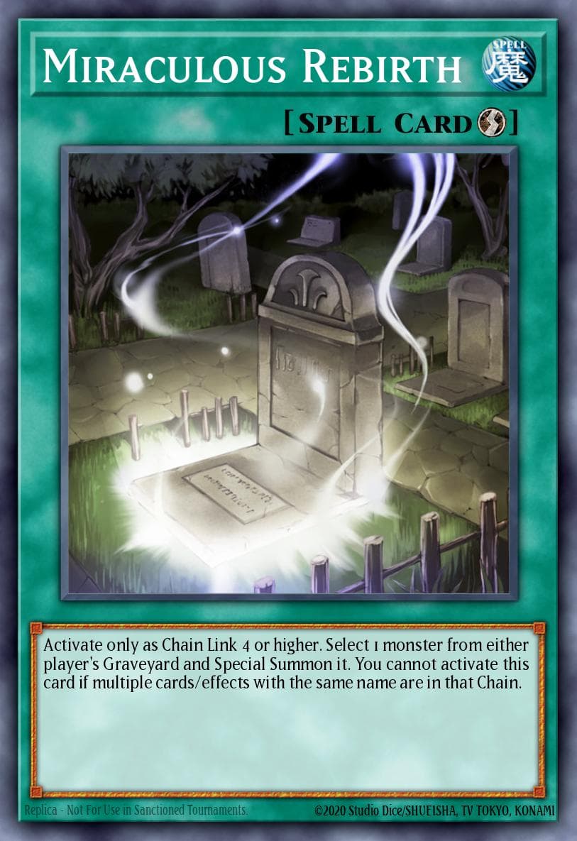 Miraculous Rebirth Cyberdark Impact card