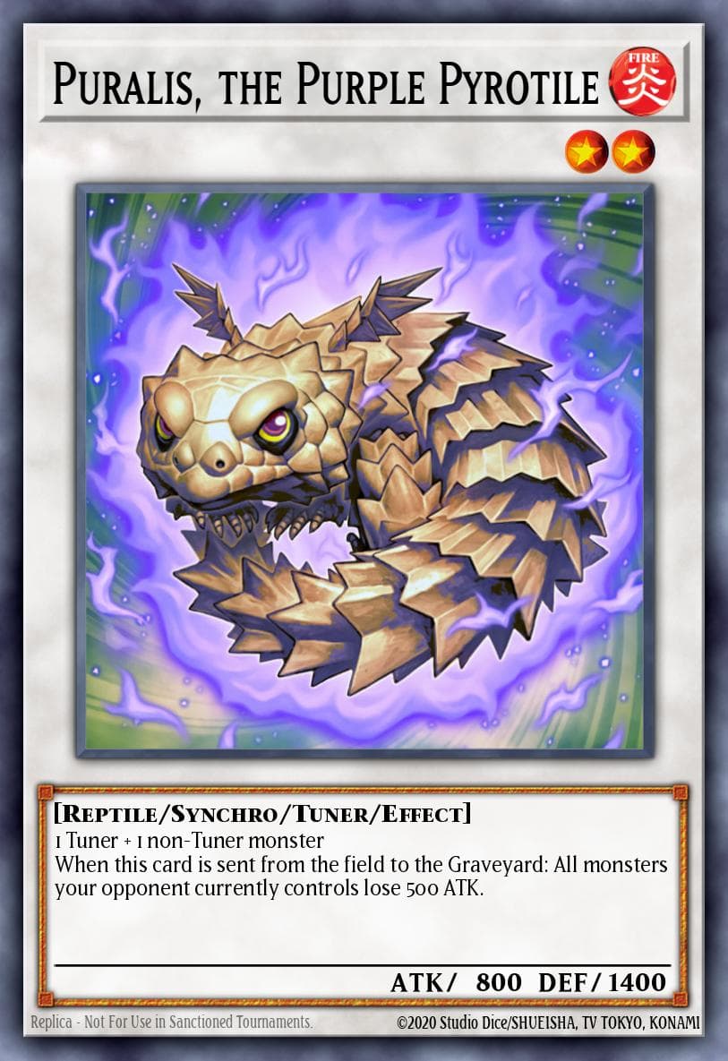 Puralis, the Purple Pyrotile Shadow Specters: Special Edition card
