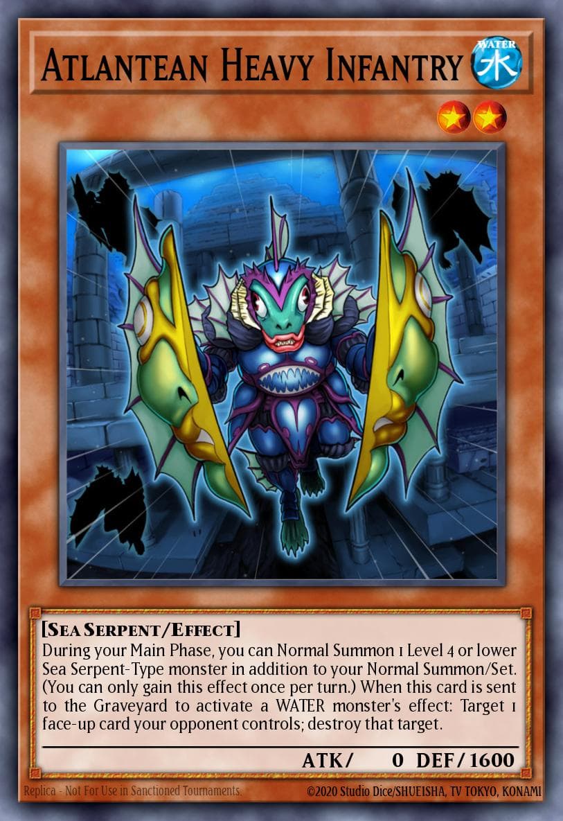 Atlantean Heavy Infantry Astral Pack Two card