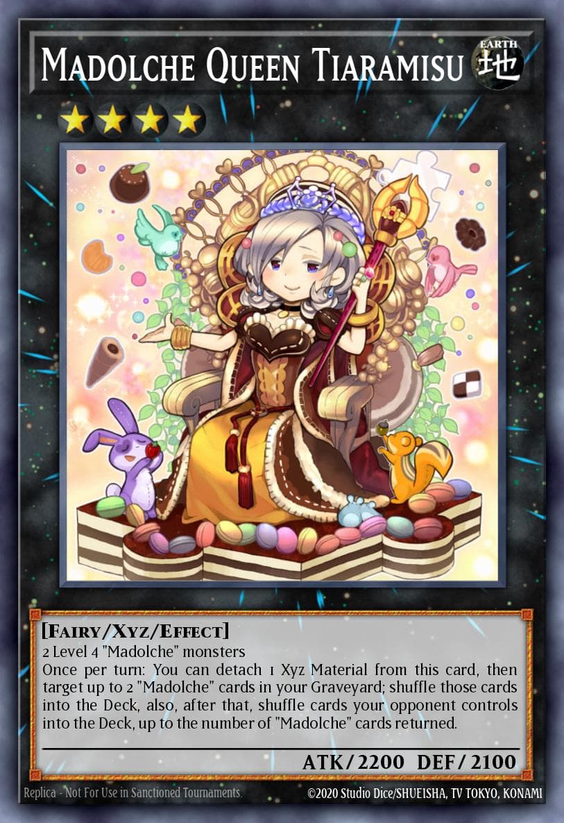 Madolche Queen Tiaramisu Astral Pack Six card