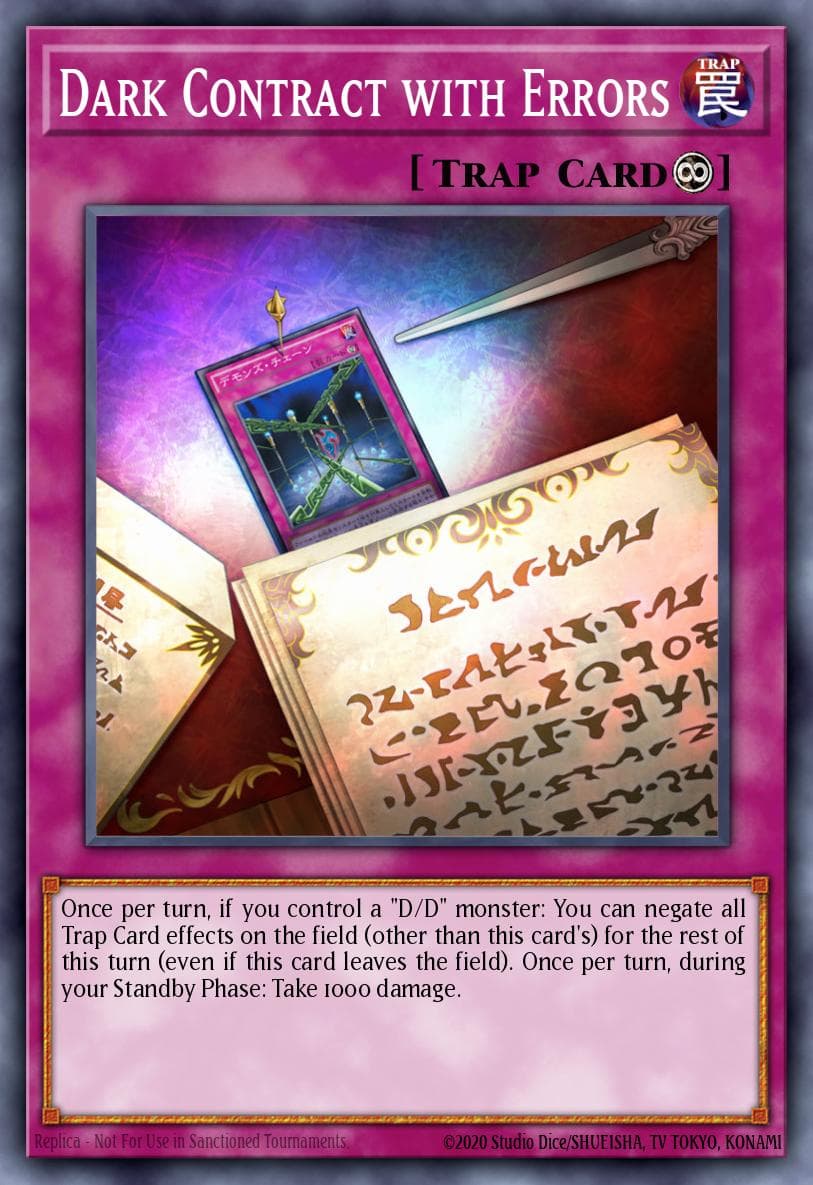 Dark Contract with Errors Dimension of Chaos: Special Edition card