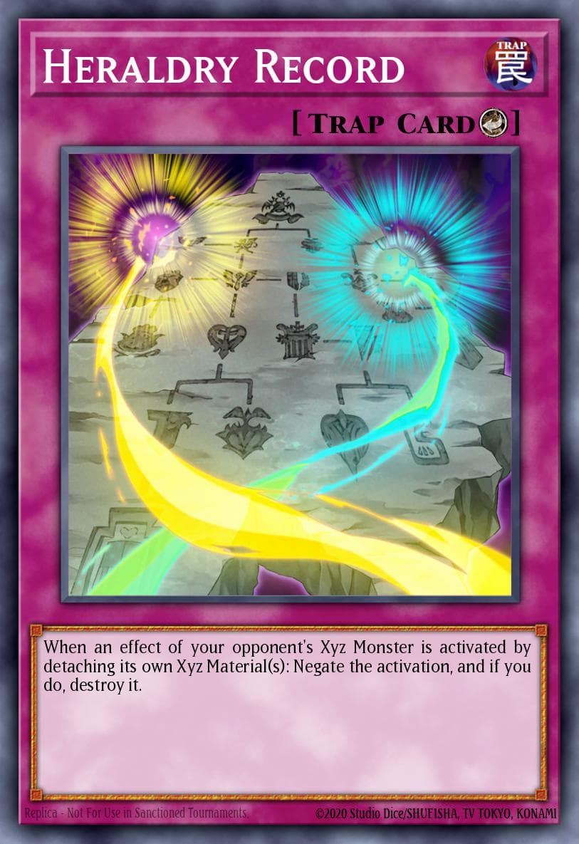 Heraldry Record Number Hunters card