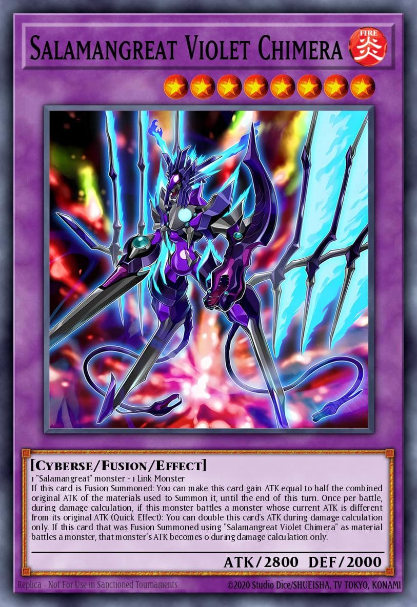 Salamangreat Violet Chimera 2020 Tin of Lost Memories Mega Pack card