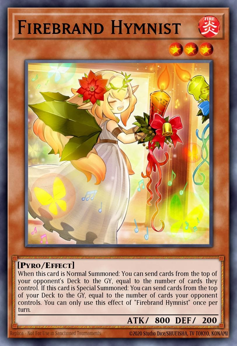 Firebrand Hymnist Duel Overload card