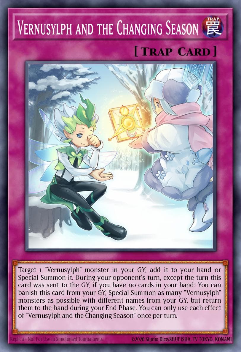 Vernusylph and the Changing Season Power of the Elements card