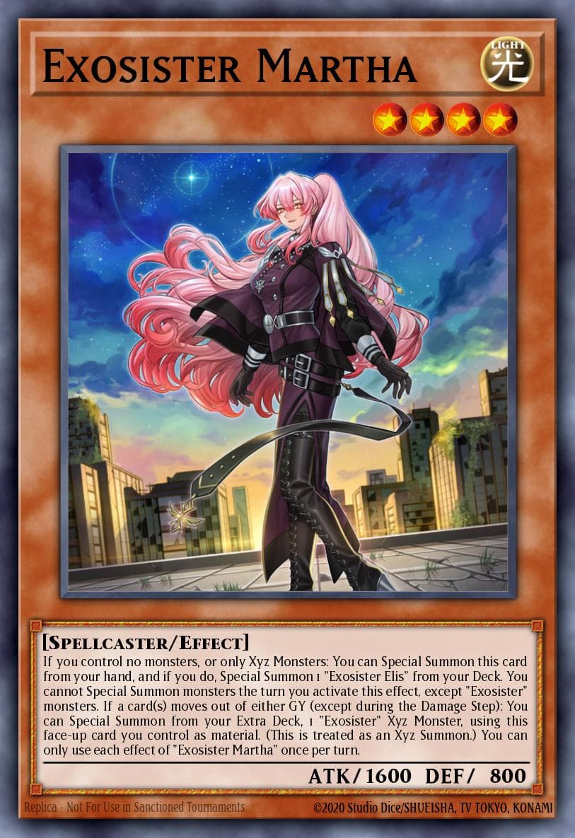 Exosister Martha Power of the Elements card