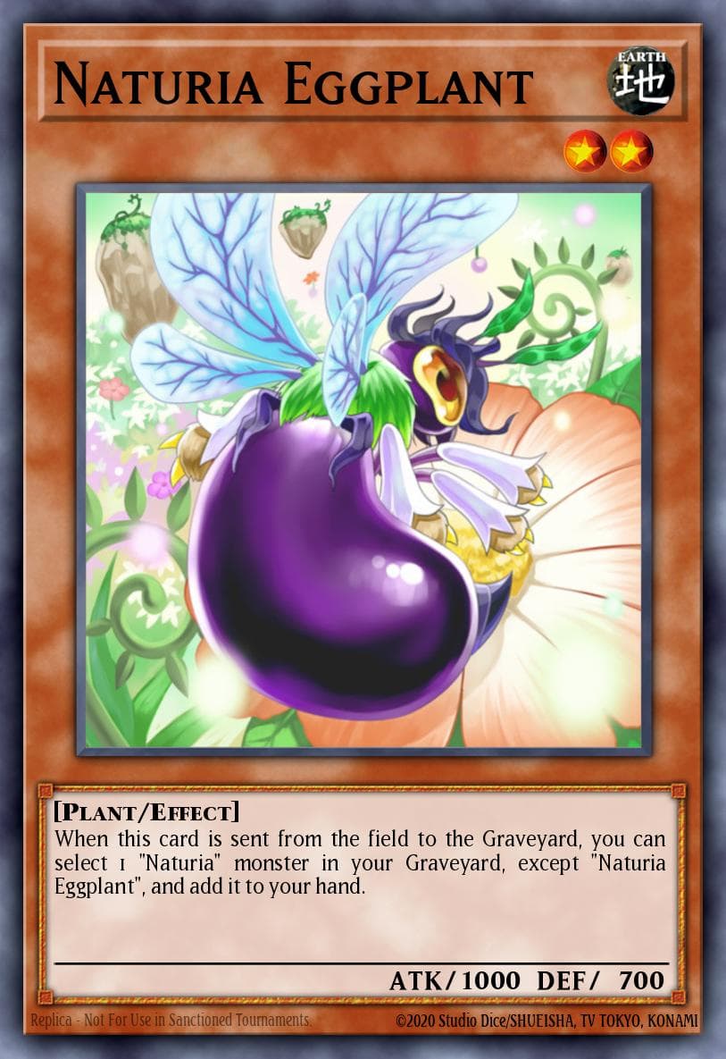 Naturia Eggplant Extreme Victory Sneak Peek Participation Card card