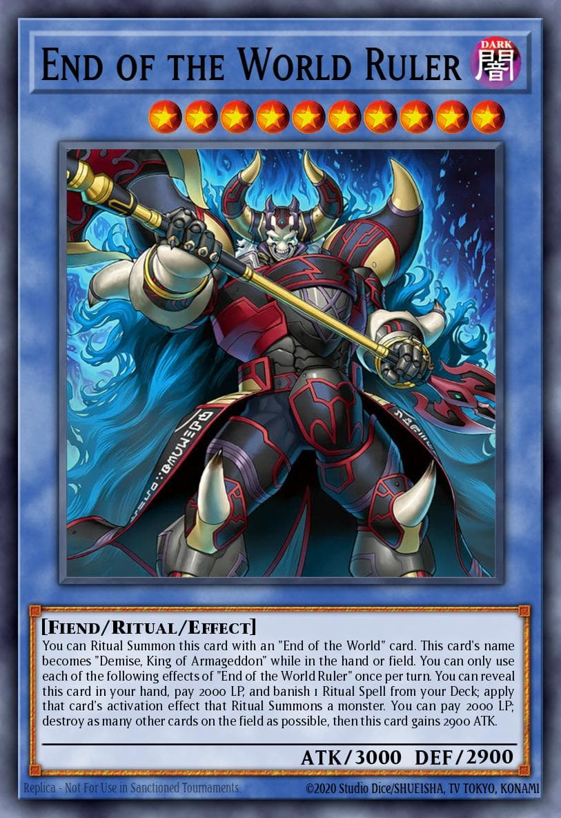 世界终灭支配者 遊戲王 card