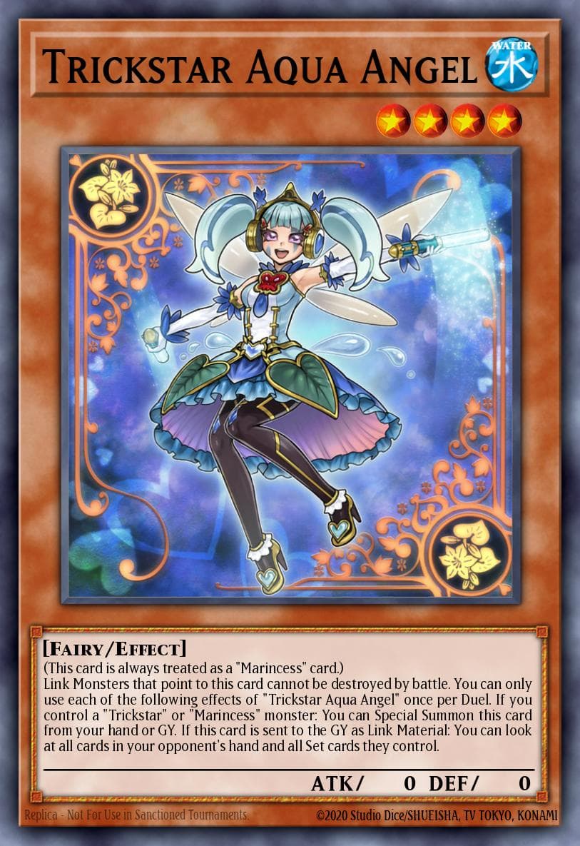 Trickstar Aqua Angel 2025 Mega-Pack Tin card