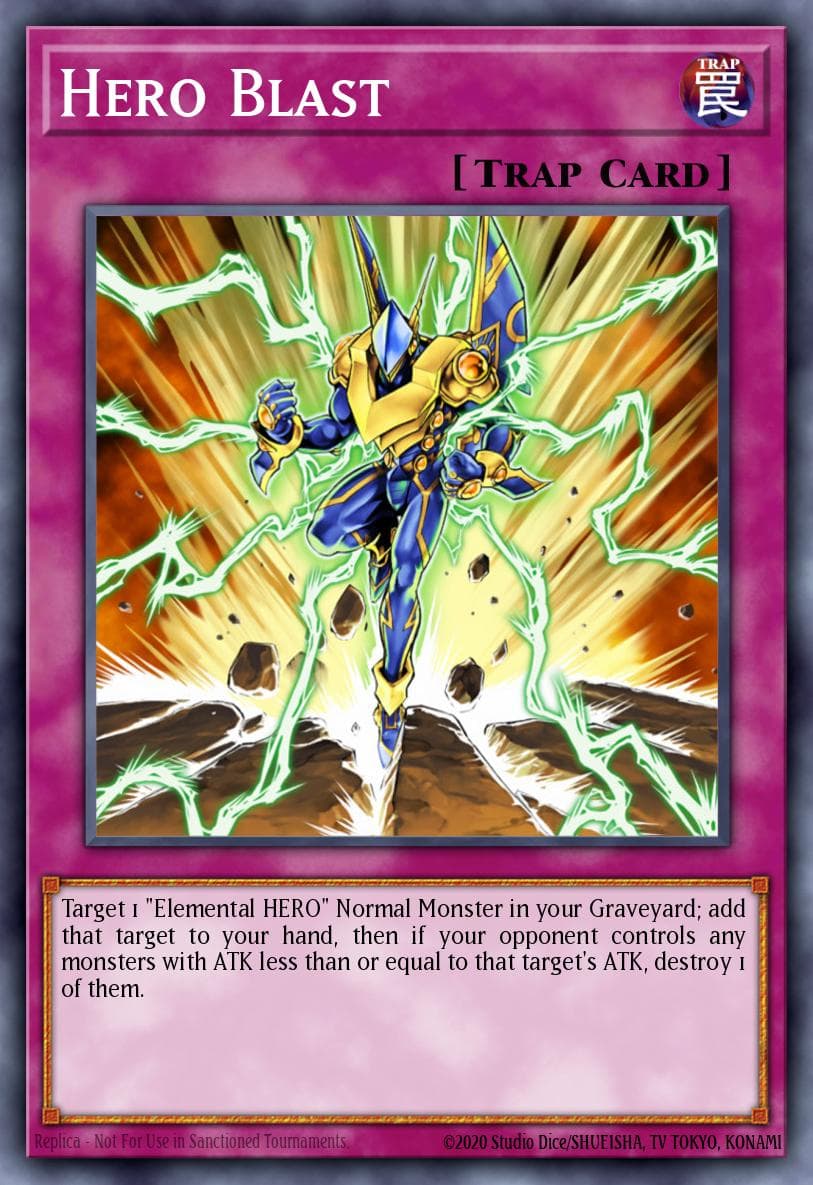 Hero Blast HERO Strike Structure Deck card