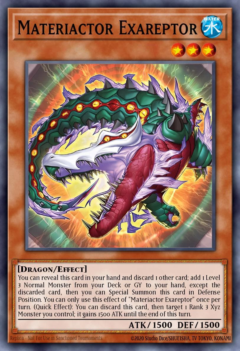 Materiactor Exareptor Supreme Darkness card