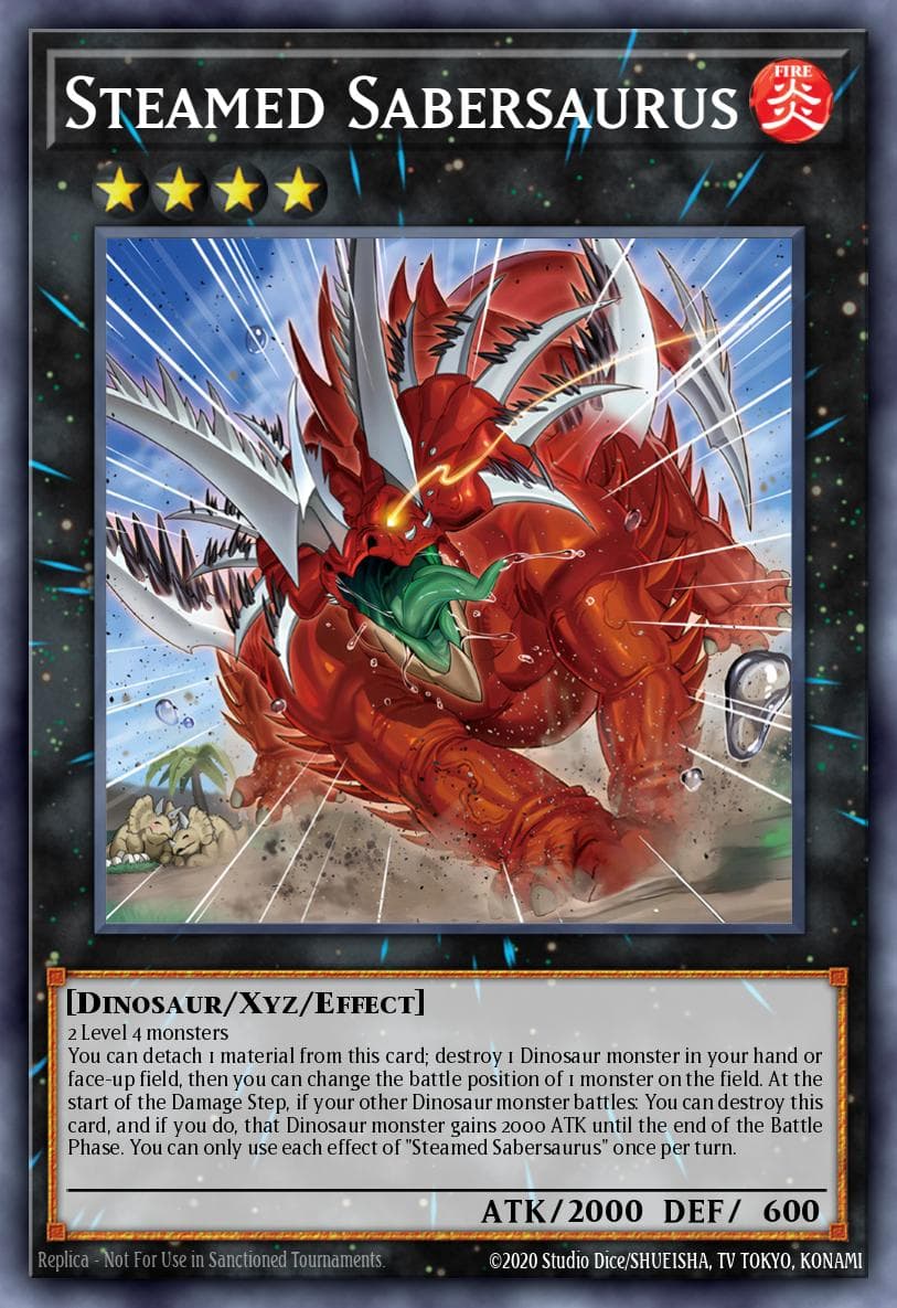 Steamed Sabersaurus Alliance Insight card