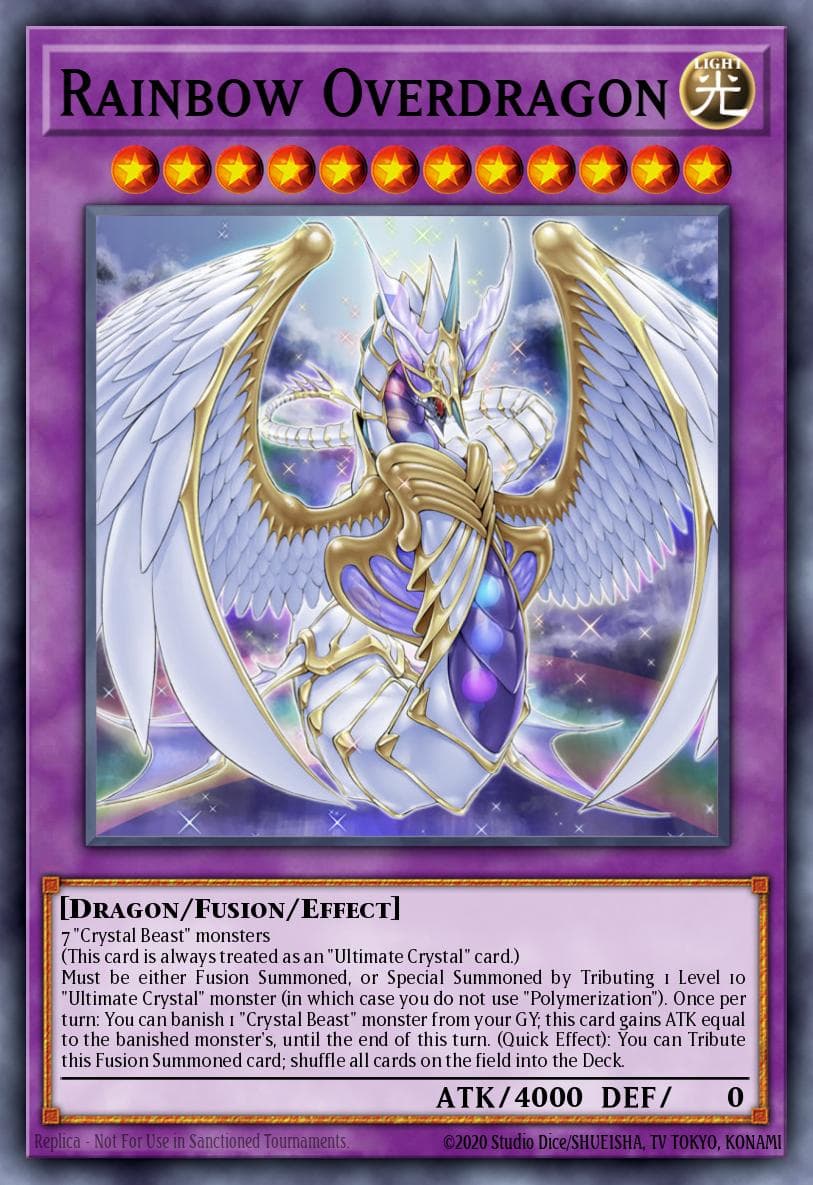 Rainbow Overdragon Structure Deck: Legend of the Crystal Beasts card