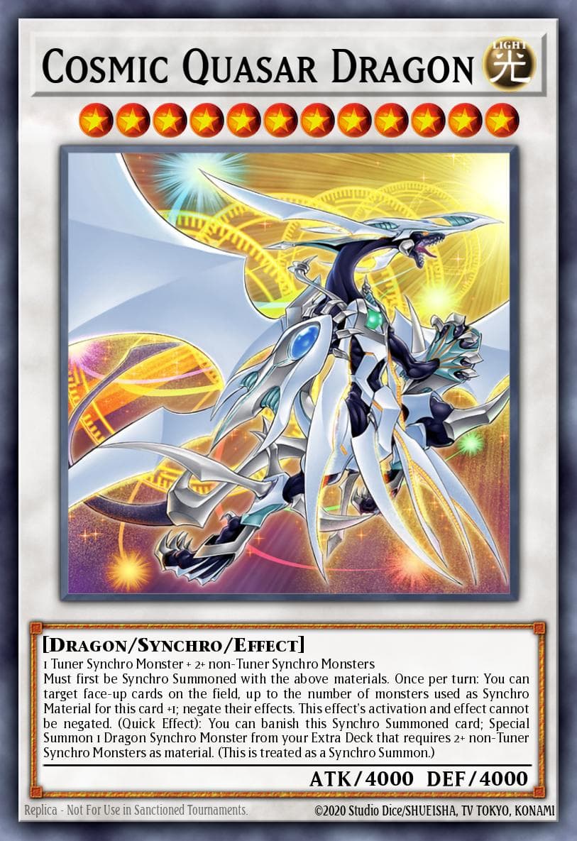 Cosmic Quasar Dragon Duelist Nexus card