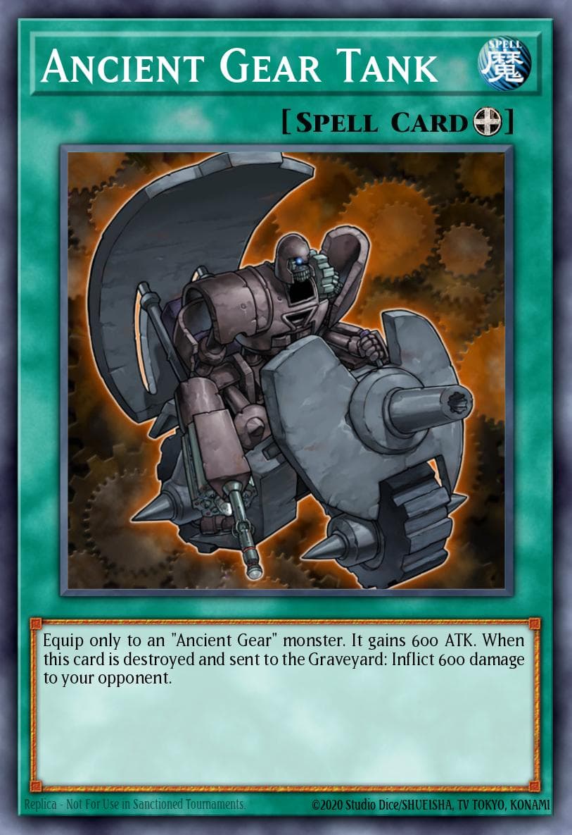 Ancient Gear Tank Structure Deck: Machine Re-Volt card