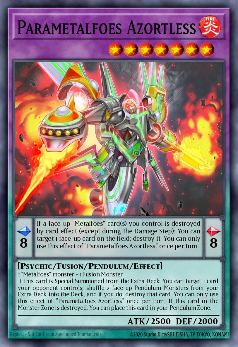 Parametalfoes Azortless 2022 Tin of the Pharaoh's Gods card
