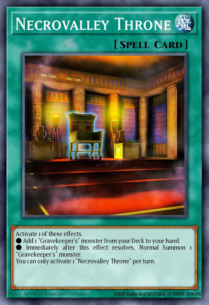Necrovalley Throne Soul Fusion Special Edition card