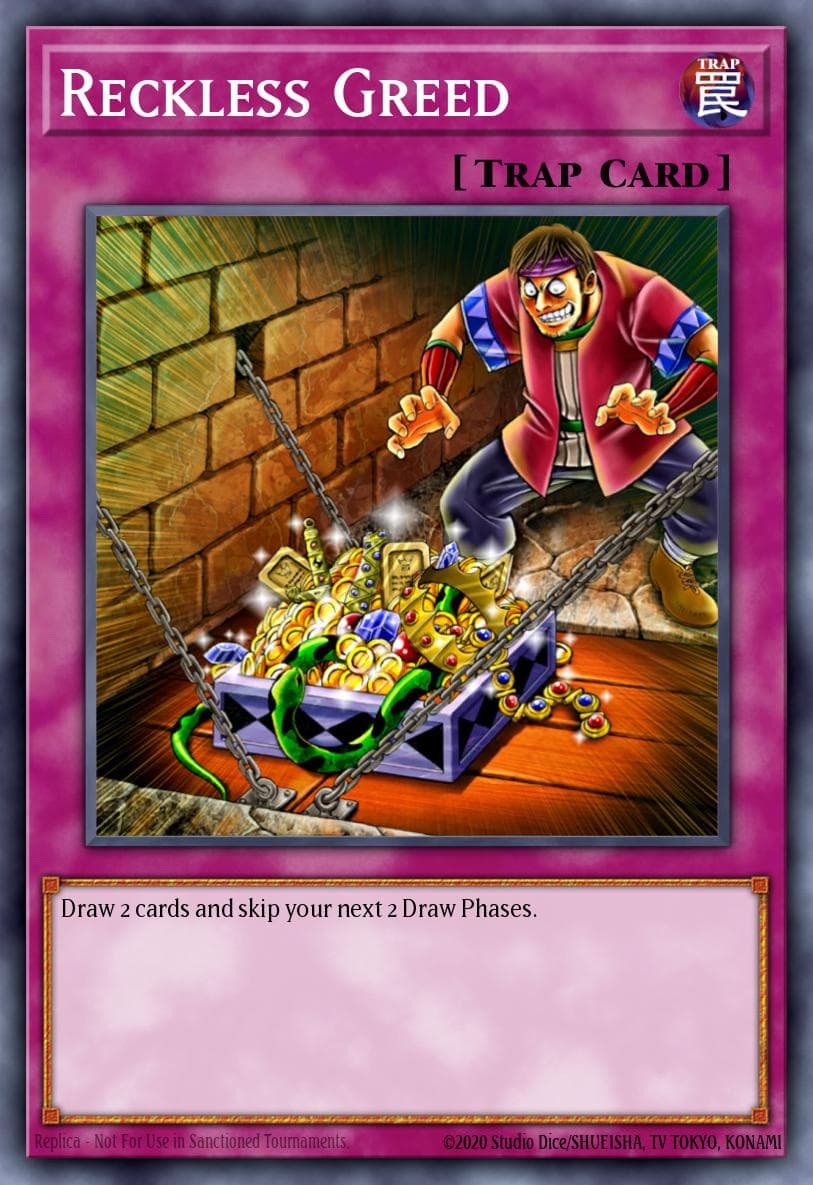 Reckless Greed DB card