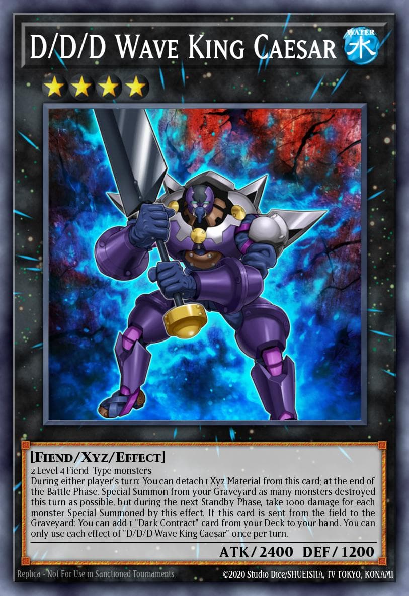 D/D/D Wave King Caesar Dimension of Chaos: Special Edition card