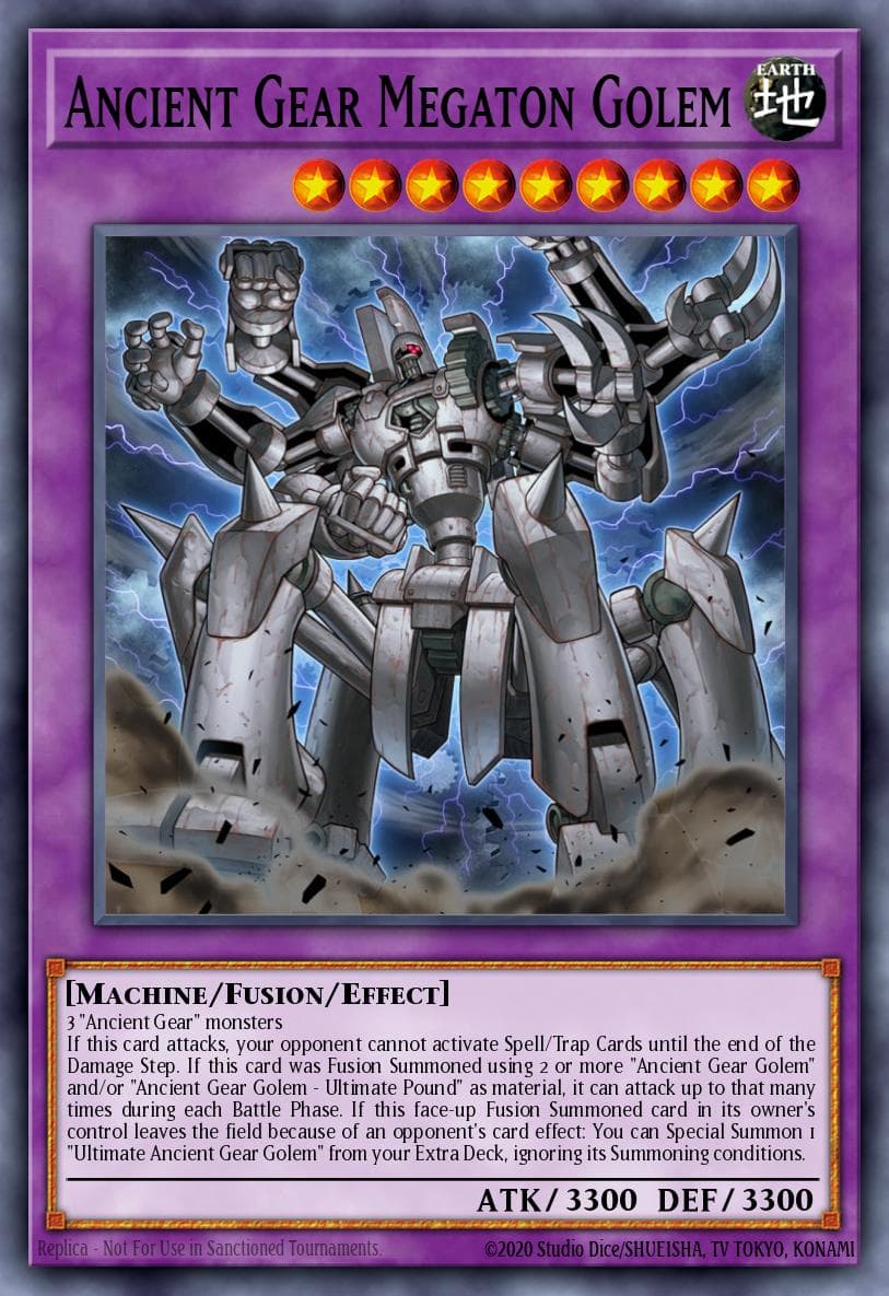 Ancient Gear Megaton Golem Legendary Duelists: Ancient Millennium card