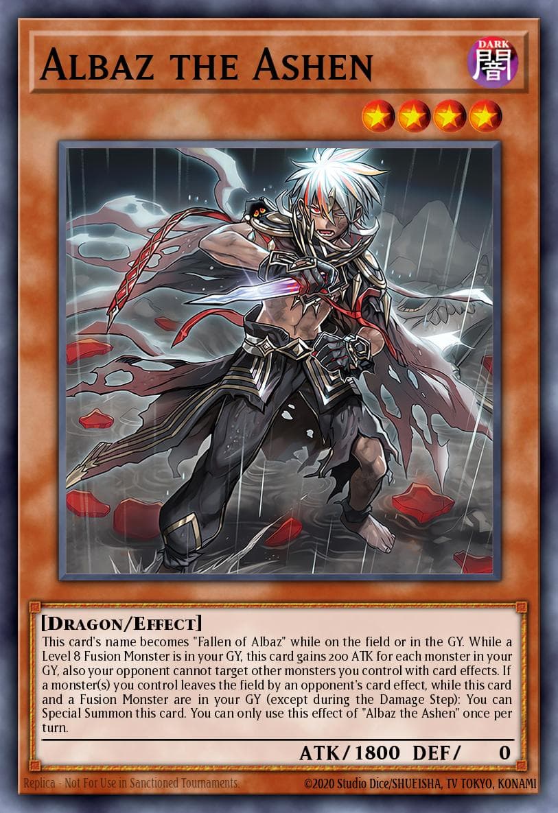 Albaz the Ashen Power of the Elements card