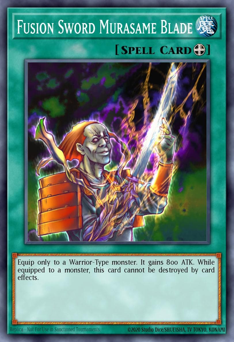 Fusion Sword Murasame Blade Dark Beginning 2 card