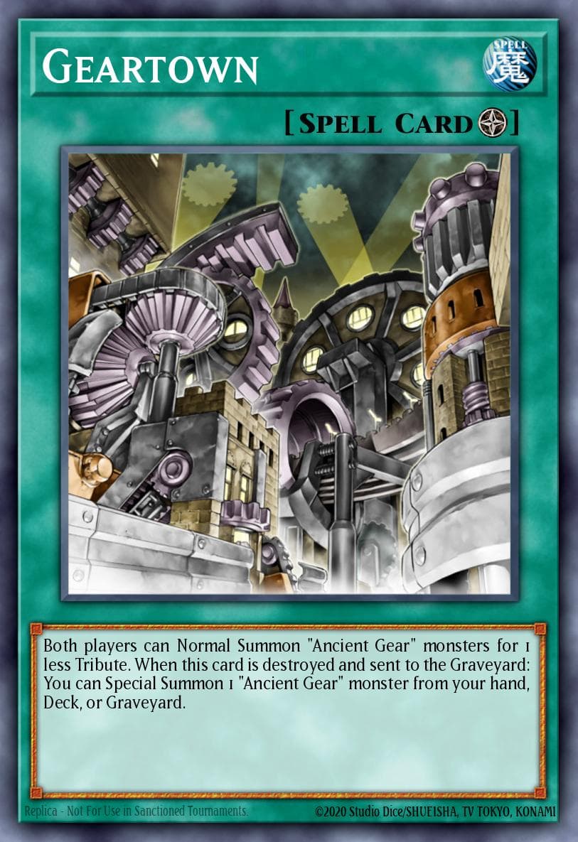 Geartown Machine Reactor Structure Deck card