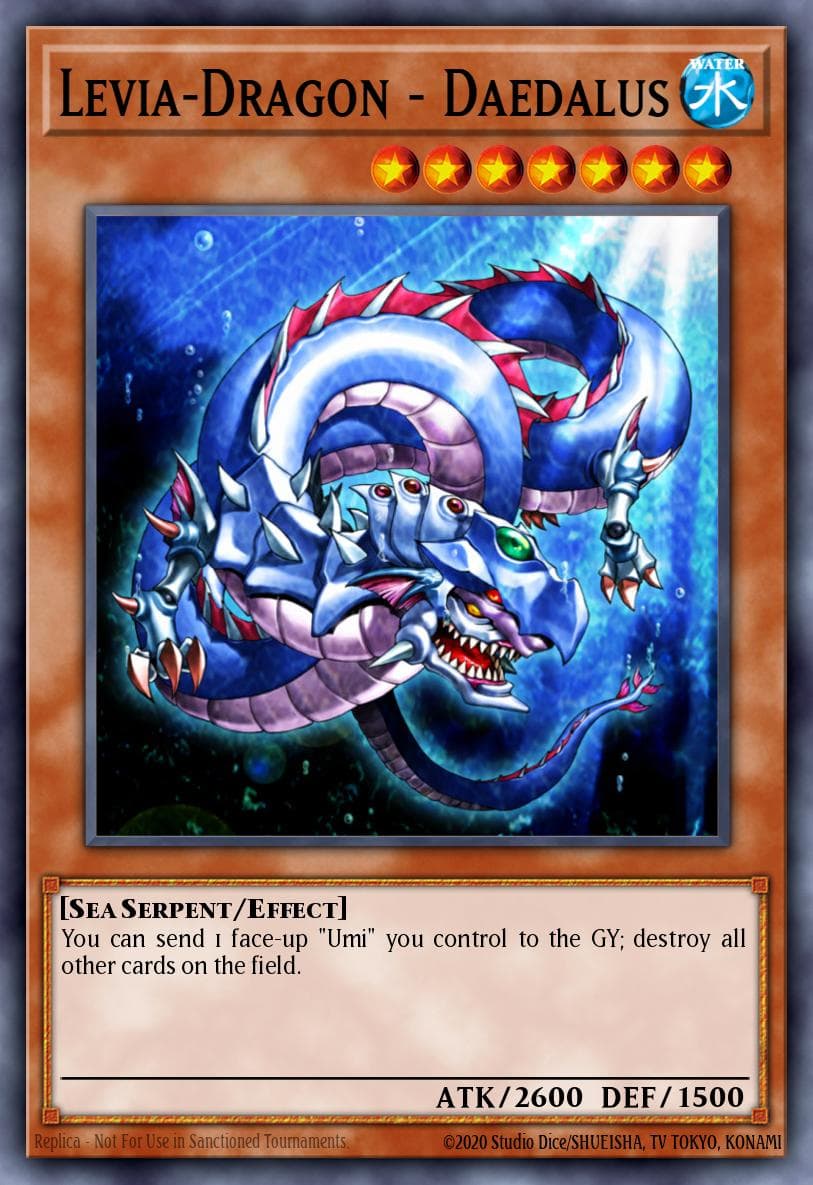Levia-Dragon - Daedalus Structure Deck: Fury from the Deep card