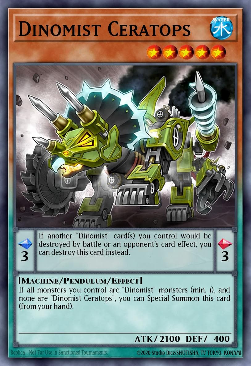 Dinomist Ceratops 2016 Mega-Tin Mega Pack card