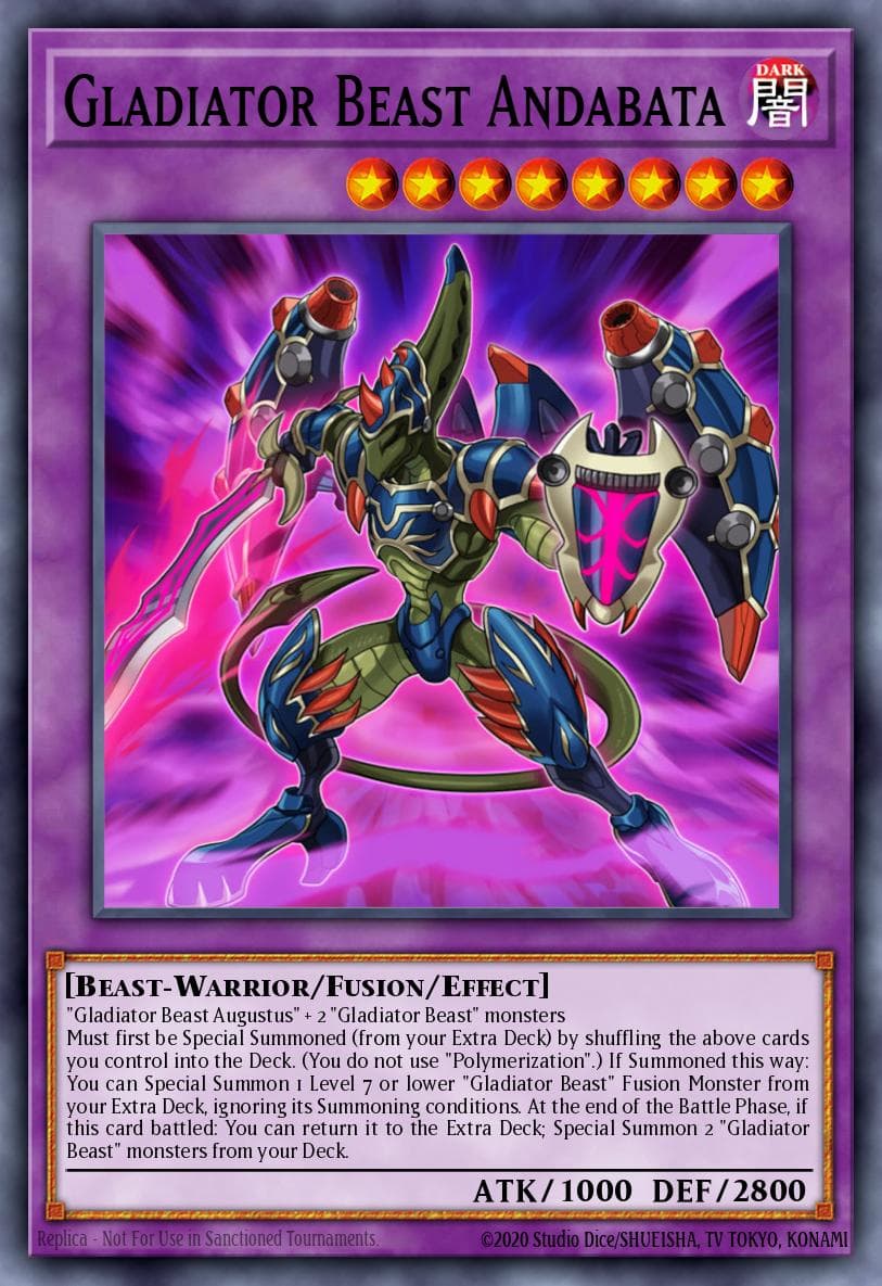 Gladiator Beast Andabata Battles of Legend: Light's Revenge card