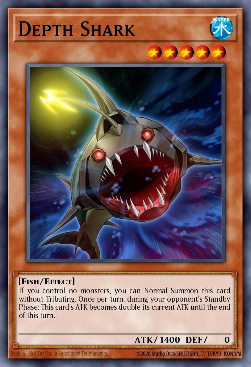 Depth Shark 遊戲王 card