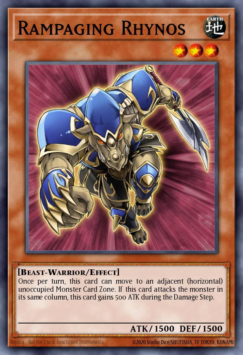 Rampaging Rhynos Cyberdark Impact card