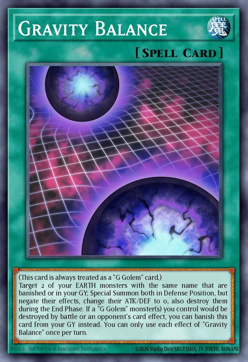 Gravity Balance Battles of Legend: Crystal Revenge card