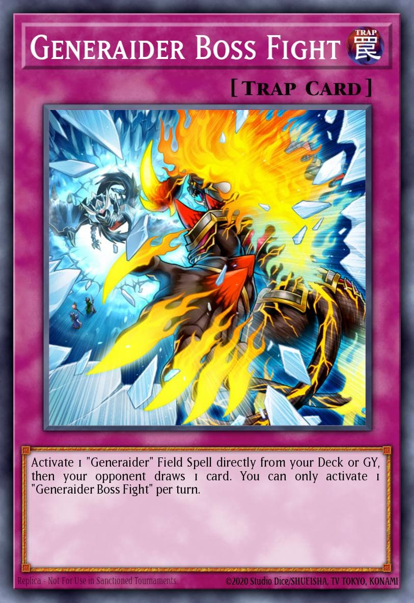 Generaider Boss Fight Mystic Fighters card