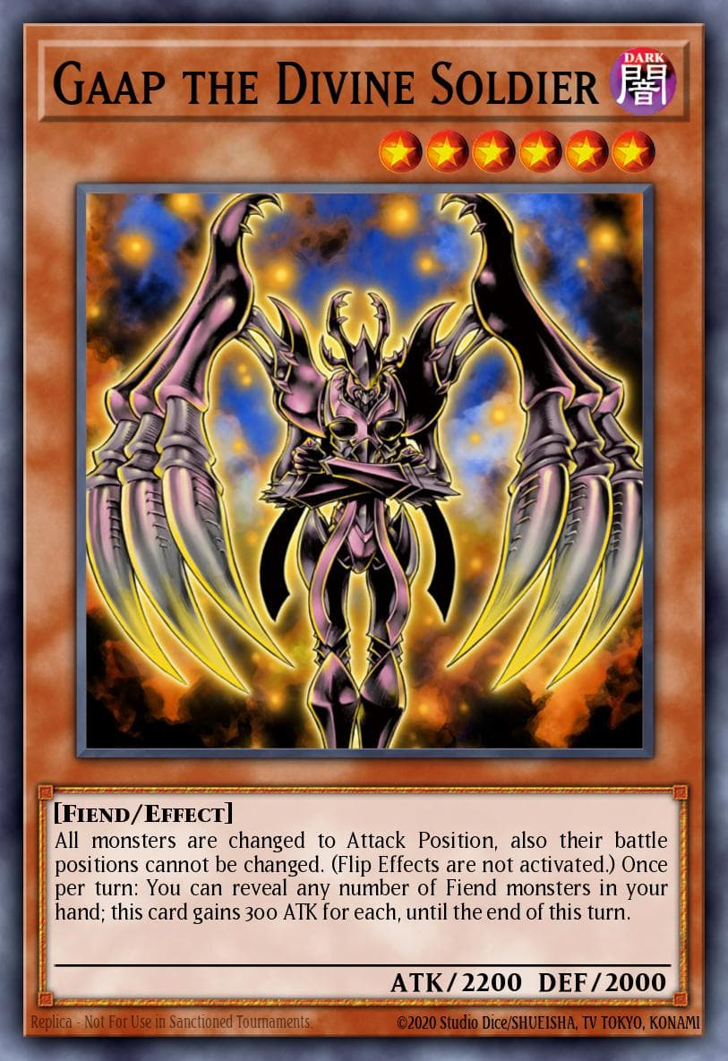 Gaap the Divine Soldier Ancient Prophecy: Special Edition card