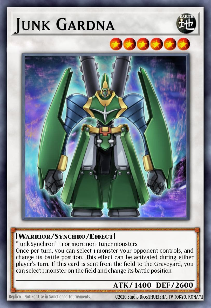 Junk Gardna Yu-Gi-Oh! 3D Bonds Beyond Time Movie Pack card