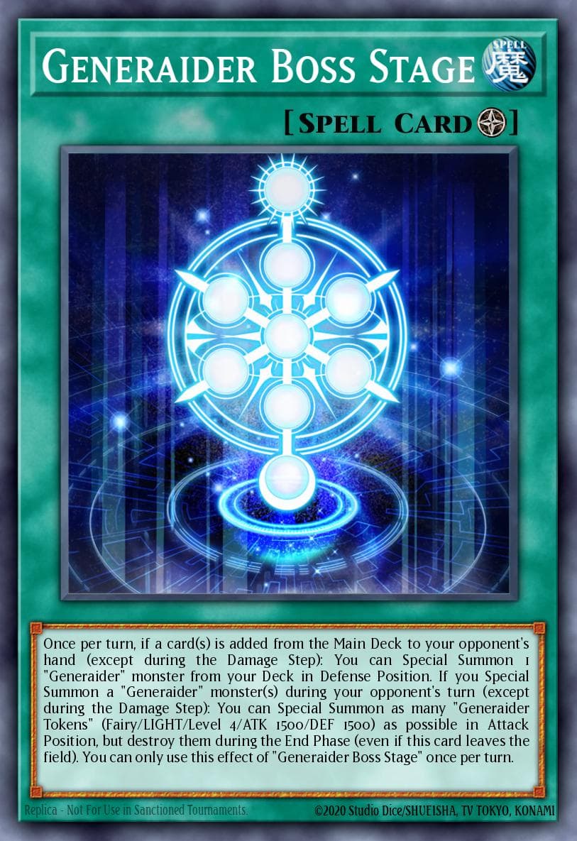 Generaider Boss Stage Mystic Fighters card