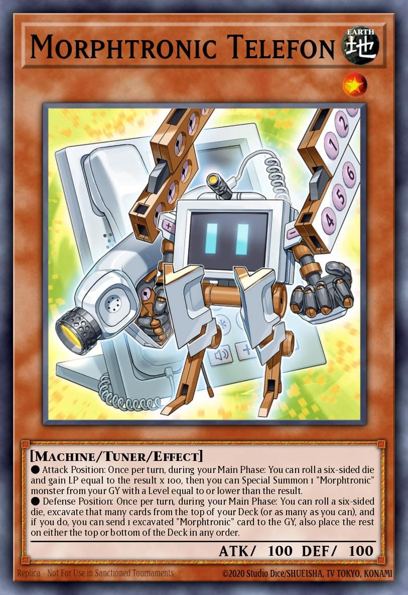 Morphtronic Telefon Power of the Elements card