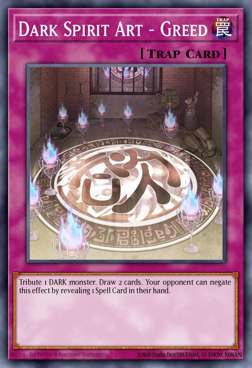 Dark Spirit Art - Greed Phantom Darkness: Special Edition card