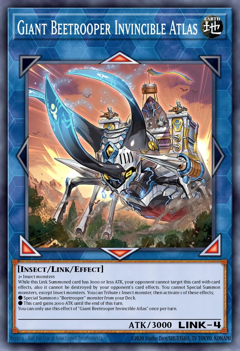 Giant Beetrooper Invincible Atlas 2022 Tin of the Pharaoh's Gods card
