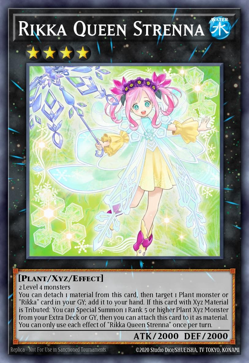 Rikka Queen Strenna Rise of the Duelist Premiere! promotional card card
