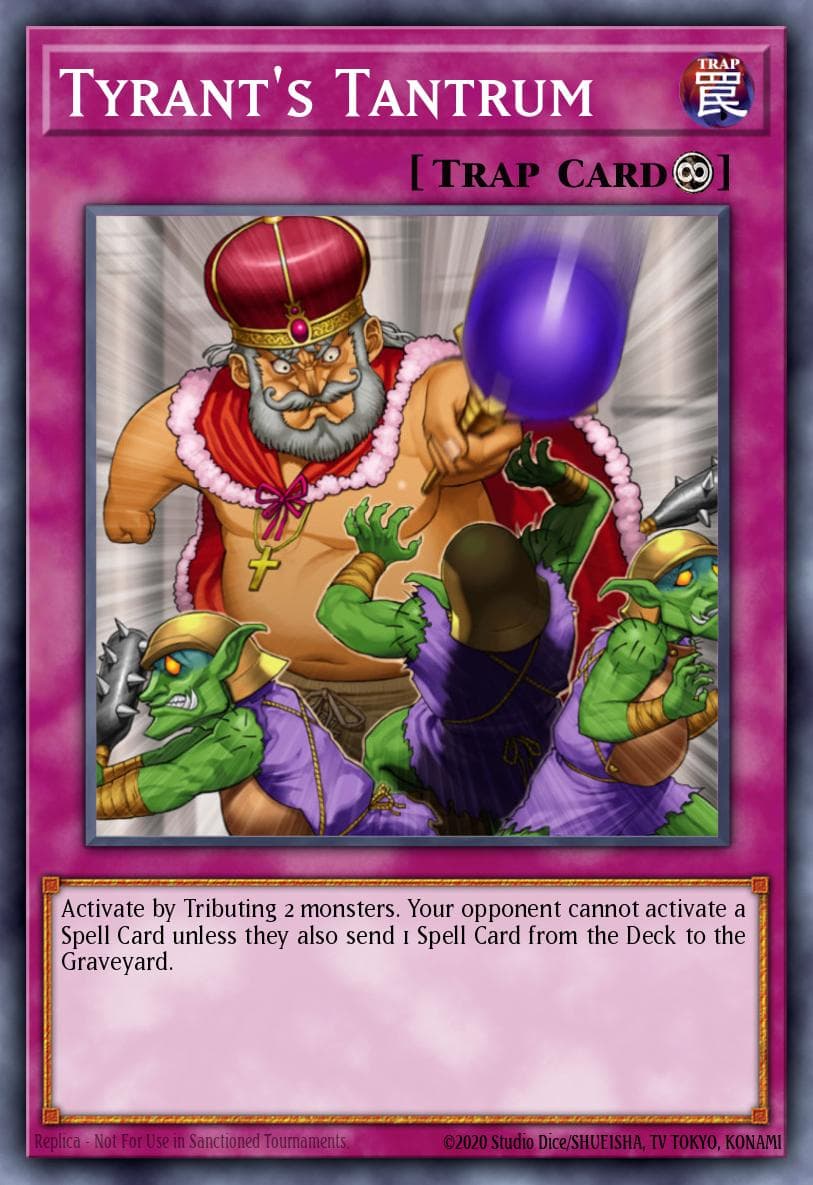 Tyrant's Tantrum Extreme Victory Sneak Peek Participation Card card