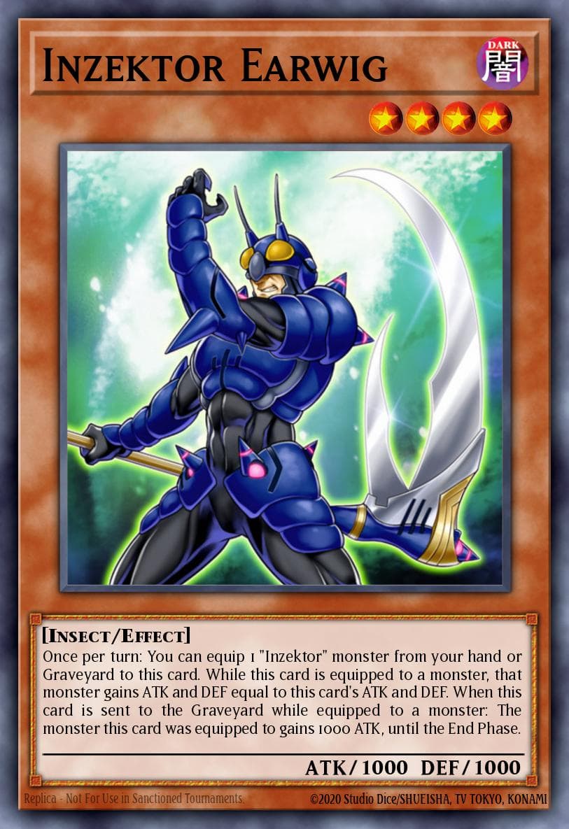 Inzektor Earwig 遊戲王 card